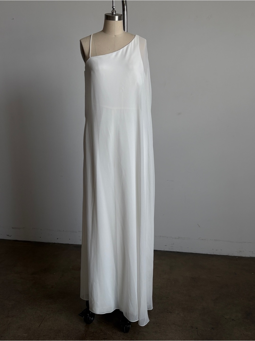 $795 NWT Halston “Chelsea” OS One-Shoulder Jumpsuit in Pristine Sz 6 - Picture 3 of 15